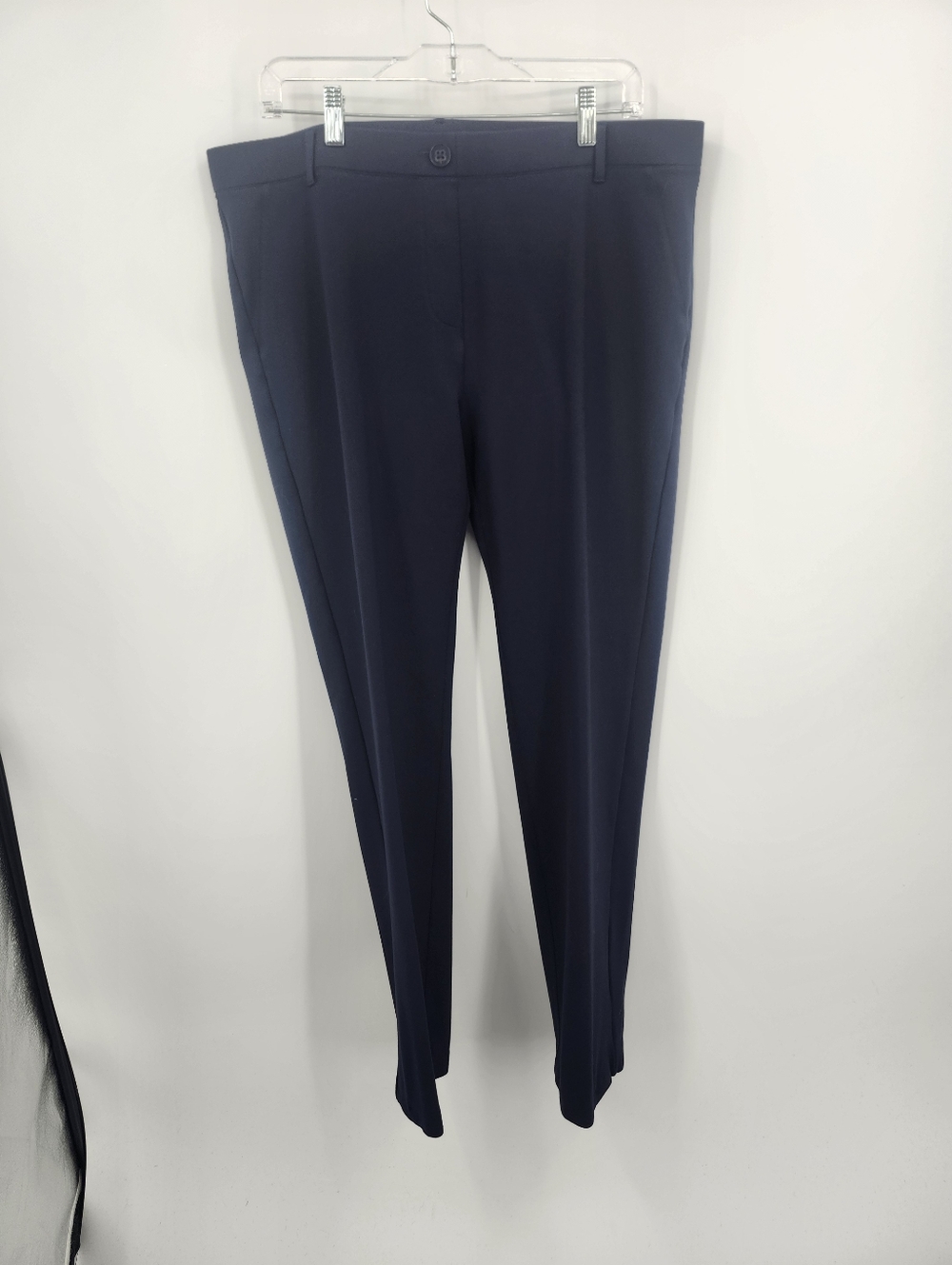 Betabrand Navy Blue Straight Leg Work Pant Yoga Pant Women’s Sz XXL
